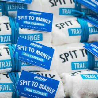 Embroidered Sports Towels for Spit to Manly running event