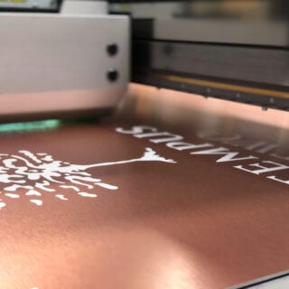 Direct Printing to Copper Sheet