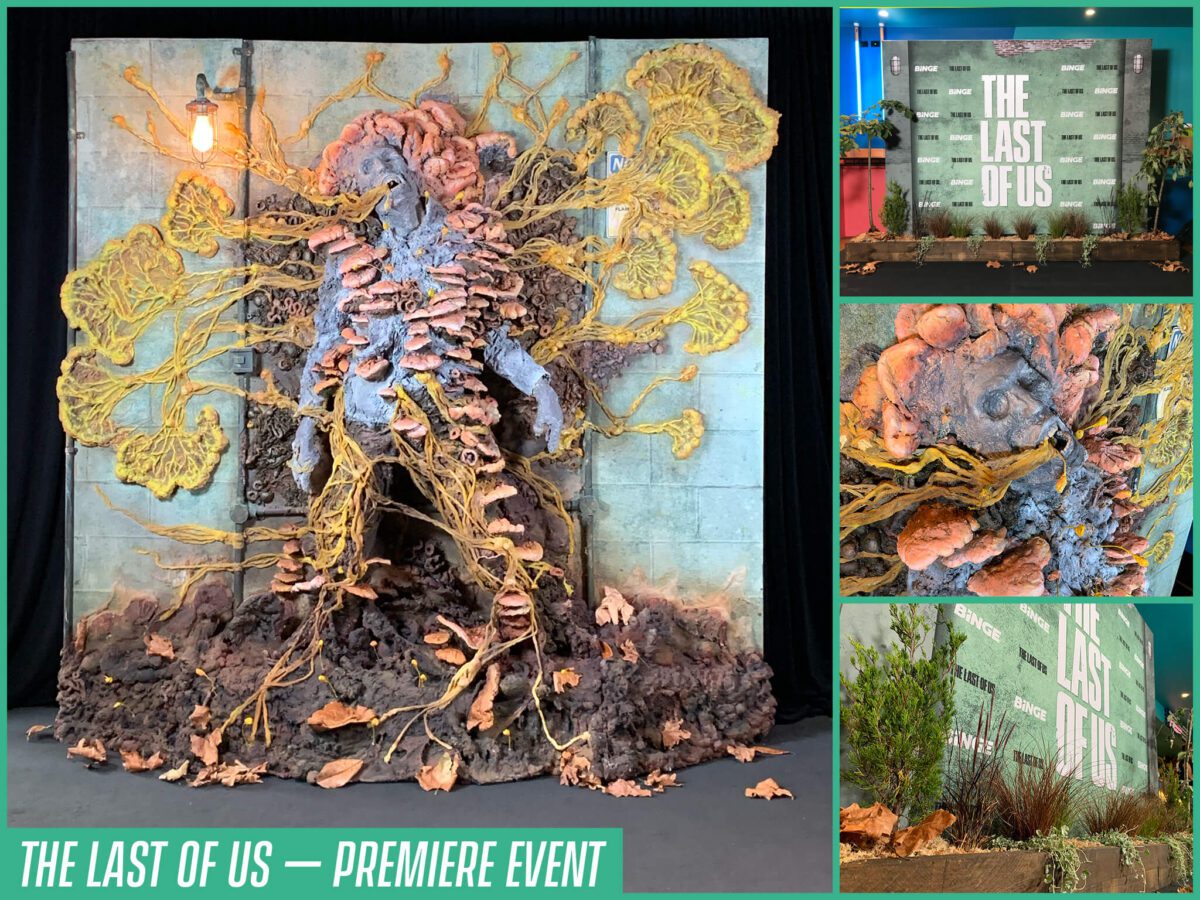 3D Sculpture for the Premiere of The Last Of Us featuring on BINGE TV.